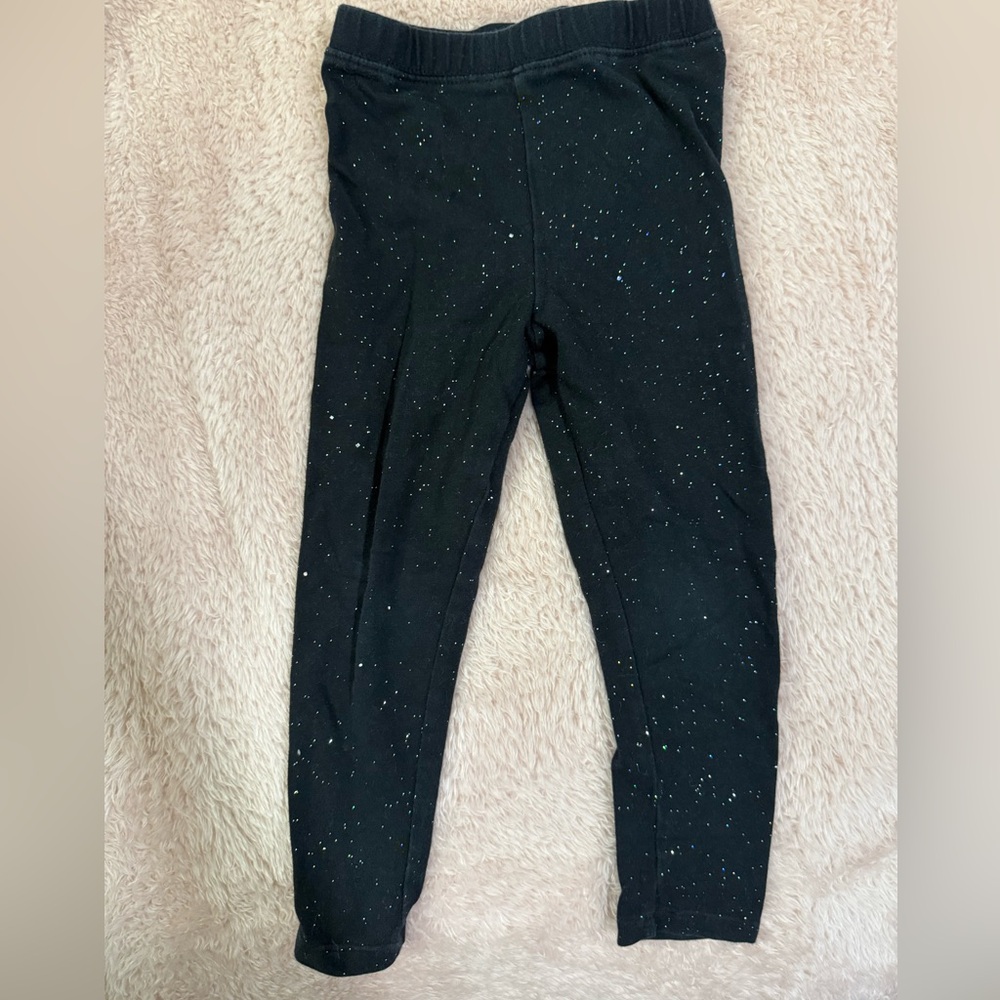 🔴🔴Cat & Jack Black Sparkle Kids Leggings